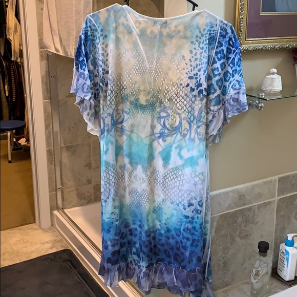 Summer Bathrobe Size S/M Missing Belt or Tie - Picture 3 of 3